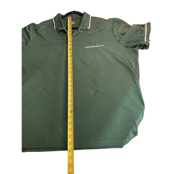 untuckit Mens Caesar Polo Shirt‎ Green Short Sleeve Regular Fit XXXLarge Golf - Picture 7 of 9